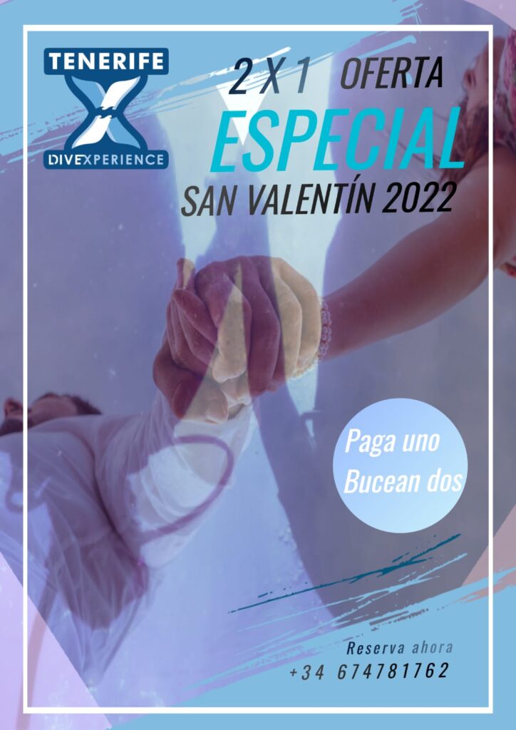 Oferta especial San Valentin 2022 2x1