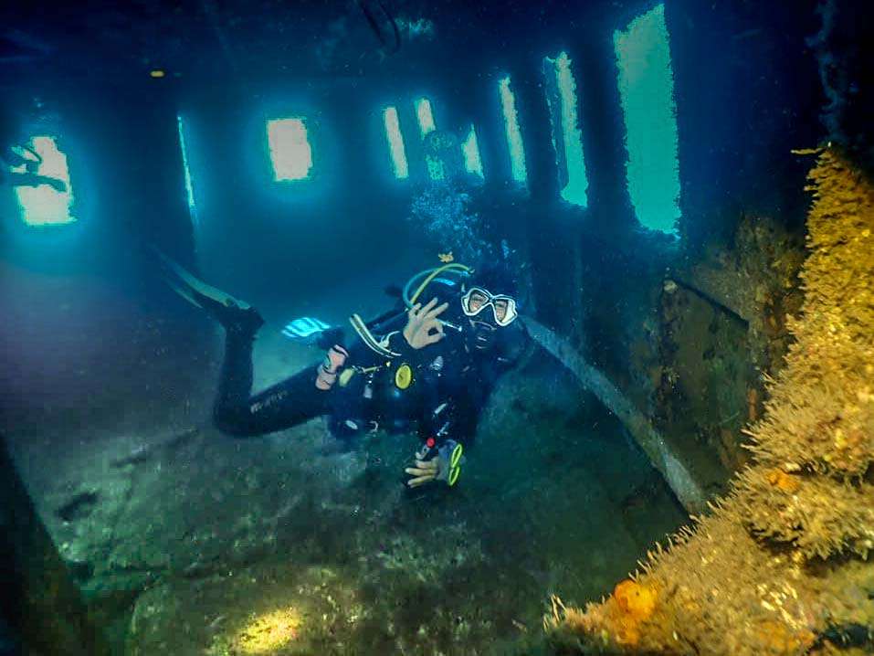 inmersiones guiadas de buceo técnico mejor barco hundido de Tenerife